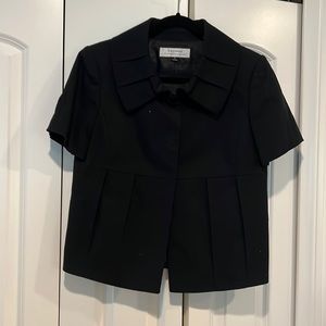 Tabari black and white suit